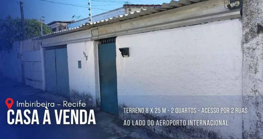 Casa para venda em recife, imbiribeira, 2 dormitórios, 2 banheiros, 1 vaga