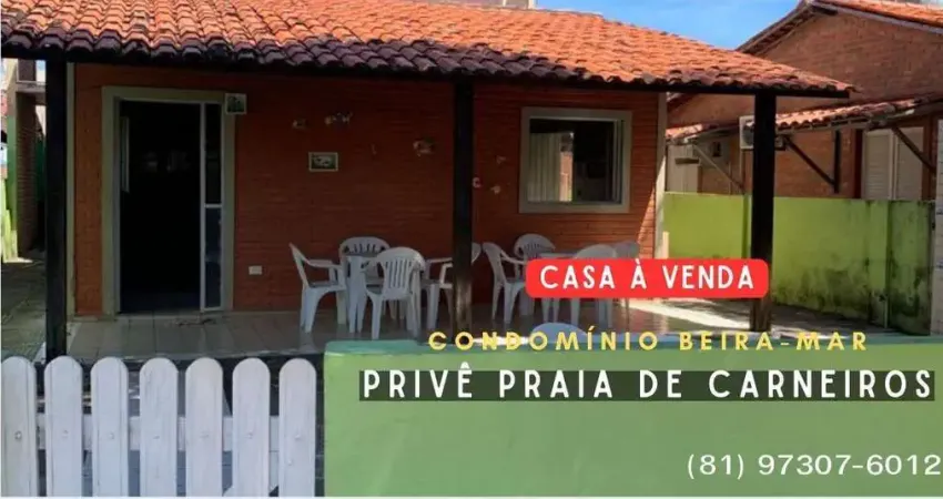 Casa para venda em tamandaré, praia dos carneiros, 4 dormitórios, 2 suítes, 3 banheiros, 1 vaga