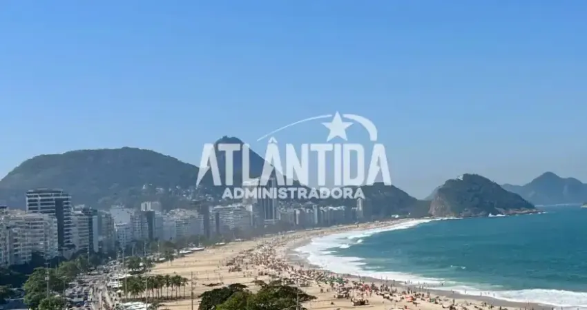 Apartamento frente mar na av. atlântica — vista deslumbrante de copacabana!