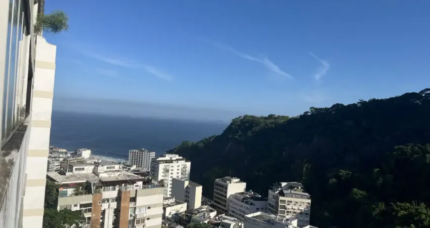 Cobertura com vista cinematográfica do mar e montanha no leblon!