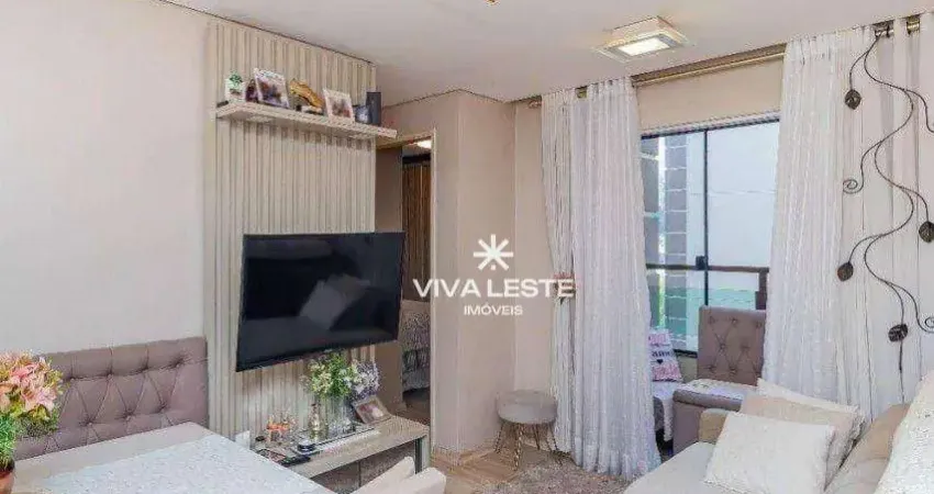 Apartamento com 2 dormitórios à venda, 47 m² por r$ 295.000,00 - aricanduva - são paulo/sp