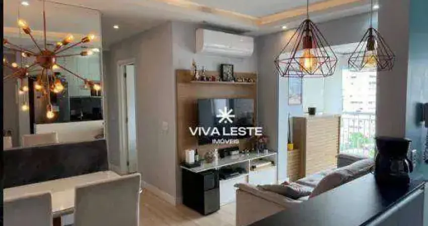 Apartamento com 2 dormitórios, 57 m² - venda por r$ 610.000,00 ou aluguel por r$ 4.730,00/mês - vila prudente - são paulo/sp