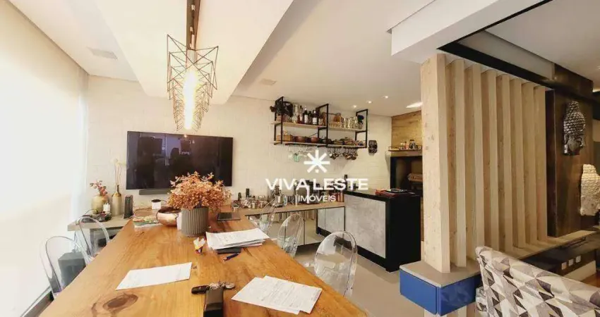 Apartamento garden com 3 dormitórios à venda, 127 m² por r$ 1.500.000,00 - tatuapé - são paulo/sp