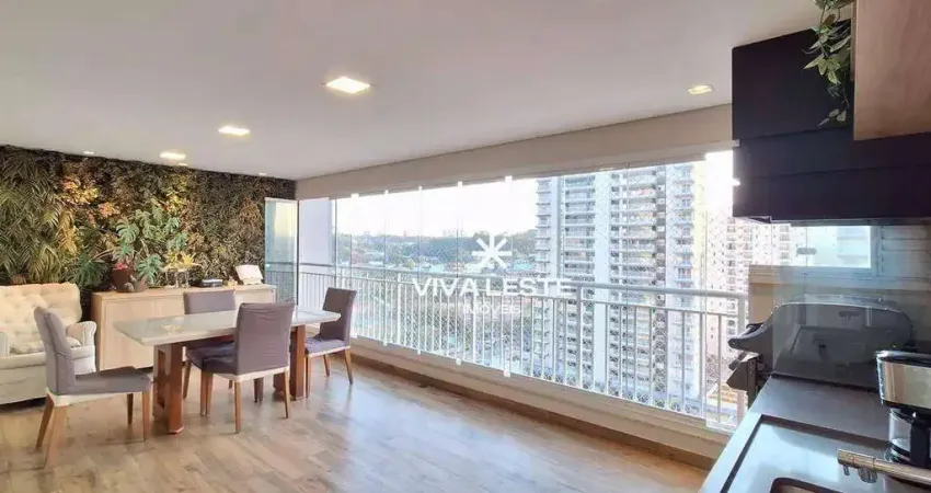 Apartamento com 4 dormitórios à venda, 136 m² por r$ 1.890.000,00 - vila anastácio - são paulo/sp