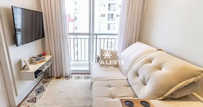 Apartamento com 2 dormitórios à venda, 38 m² por r$ 405.000,00 - anália franco - são paulo/sp