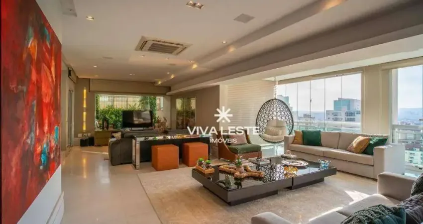 Cobertura com 4 dormitórios à venda, 343 m² por r$ 8.900.000,00 - alto da mooca - são paulo/sp