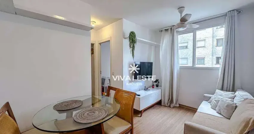 Apartamento com 2 dormitórios à venda, 38 m² por r$ 370.000,00 - brás - são paulo/sp