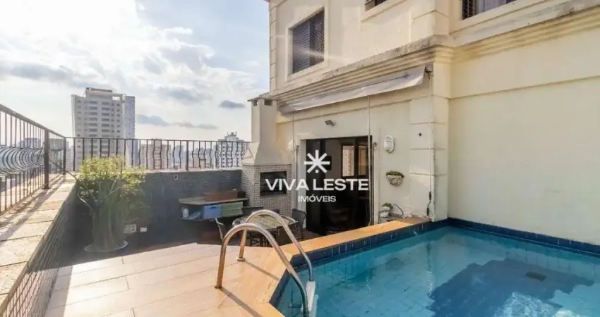 Cobertura duplex com 3 suítes à venda, 158 m² por r$ 1.470.000 - tatuapé - são paulo/sp