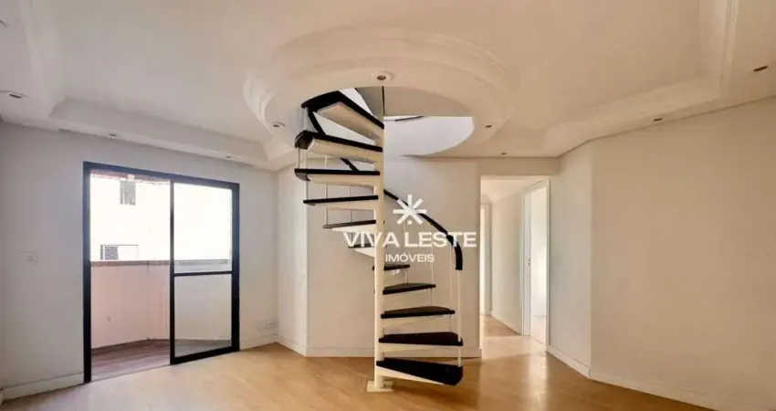 Cobertura duplex com 3 dormitórios à venda, 140m² por r$ 1.000.000 - vila carrão - são paulo/sp