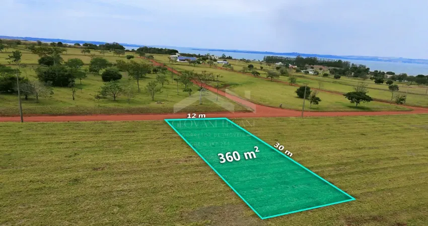 Lote 360m² riviera iv | plano, próximo portaria, asfalto e a 1.2km da represa