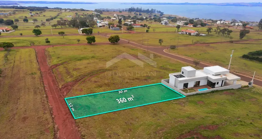 Lote 360m² r$ 50.000 no riviera iv com vista privilegiada | próximo do asfalto e cpfl