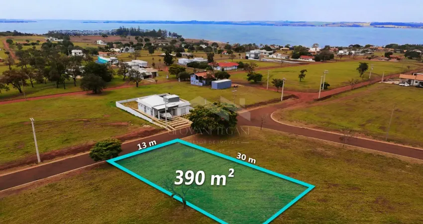 Lote 390m² r$ 50 mil riviera iv | asfalto em frente ao lote | possibilidade de vista permanente