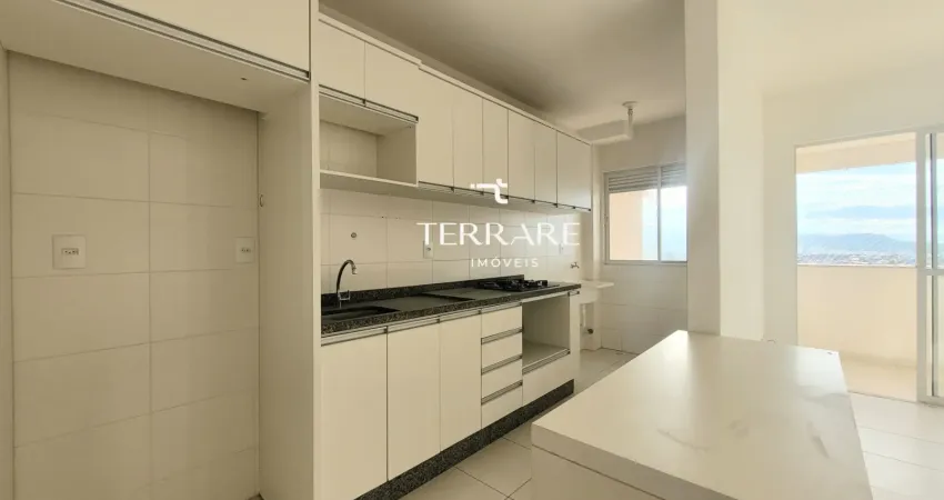 Apartamento com 2 dormitórios, cozinha planejada e vista panorâmica em são josé – jardim cidade de florianópolis