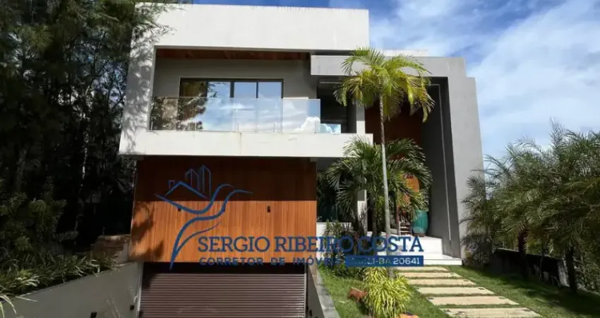 Casa espaçosa e sofisticada de alto padrão para locação em alphaville ii