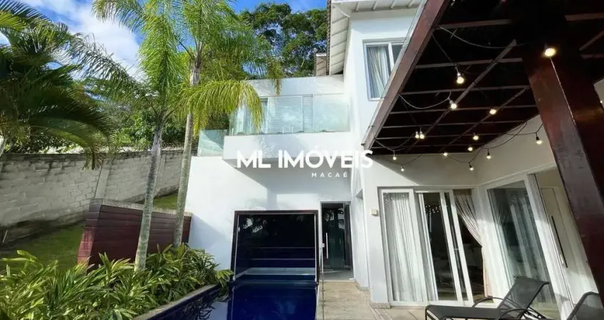 Casa à venda, 4 quartos, 4 suítes, 4 vagas, imboassica - macaé/rj