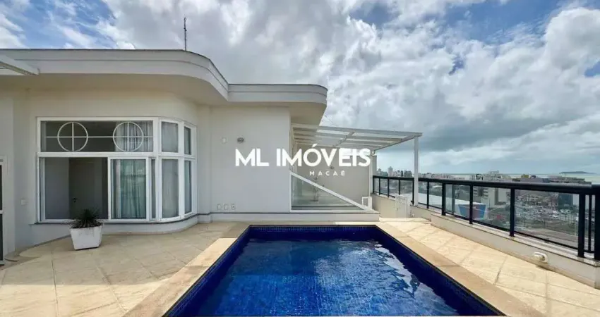 Cobertura residencial em riviera fluminense, macaé – 360 m², r$ 2.300.000