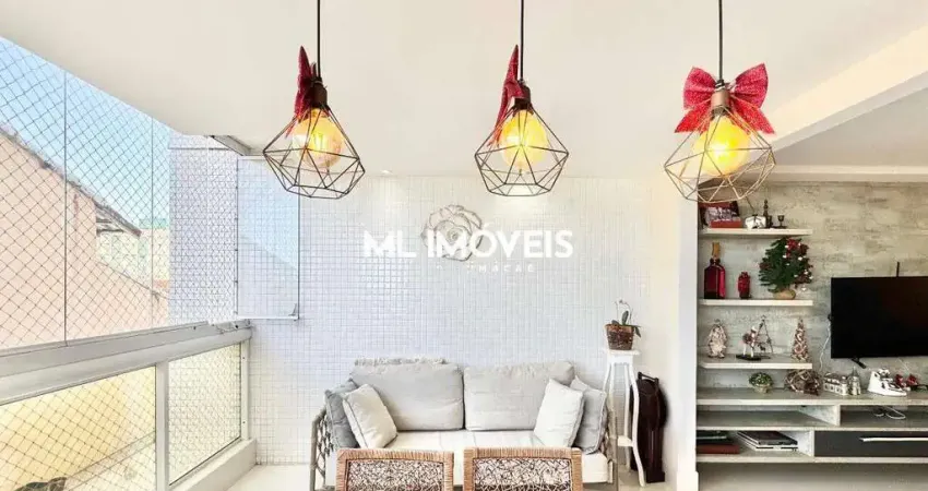 Apartamento para aluguel, 3 quartos, 1 suíte, 2 vagas, praia do pecado - macaé/rj