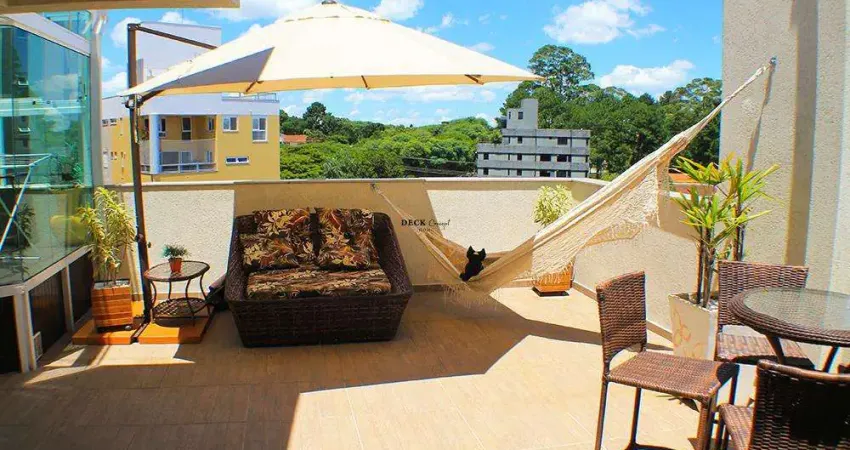 Cobertura no bairro juvevê com 225m², 3 dormitórios (sendo 2 suítes) e 2 vagas - juvevê - curitiba - pr