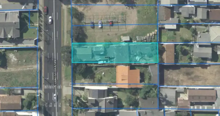 Terreno à venda na rua francisco raitani, 605 m²  - capão raso - curitiba/pr