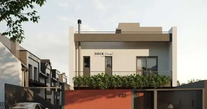 Triplex novo no bairro abranches com 170m², 3 dormitórios ( sendo 1 suíte ) e 3 vagas - abranches - curitiba - pr