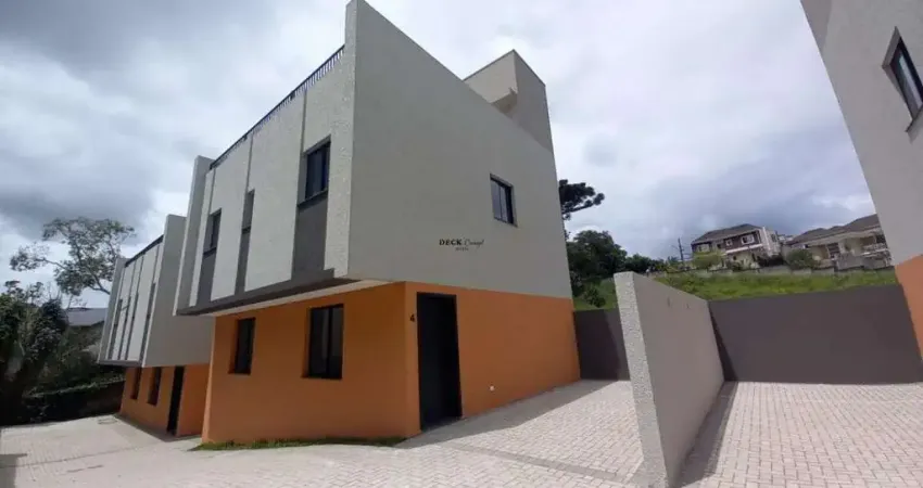 Sobrado em condomínio no bairro abranches com 122m², 3 dormitórios ( sendo 1 suíte ) e 2 vagas - abranches - curitiba - pr