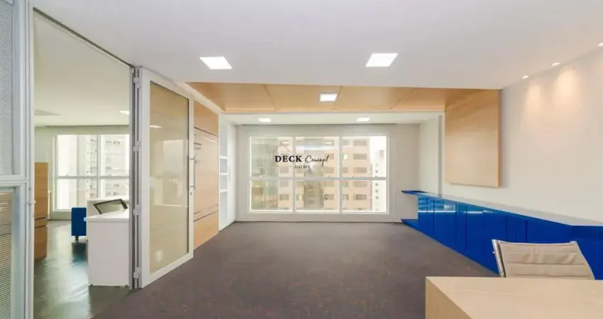 Sala comercial no bairro Bigorrilho com 82m², mobiliado e com 2 vagas - Bigorrilho - Curitiba - PR