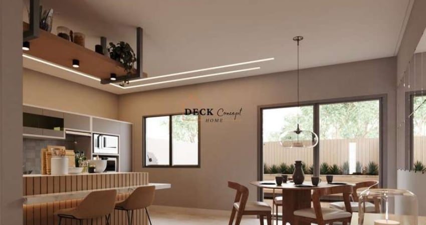 Casas de alto padrão em Santa Felicidade dentro de condomínio fechado com 205m², 3 dormitórios ( sendo 1 suíte ) e 1 vaga - Santa Felicidade - Curitiba - PR