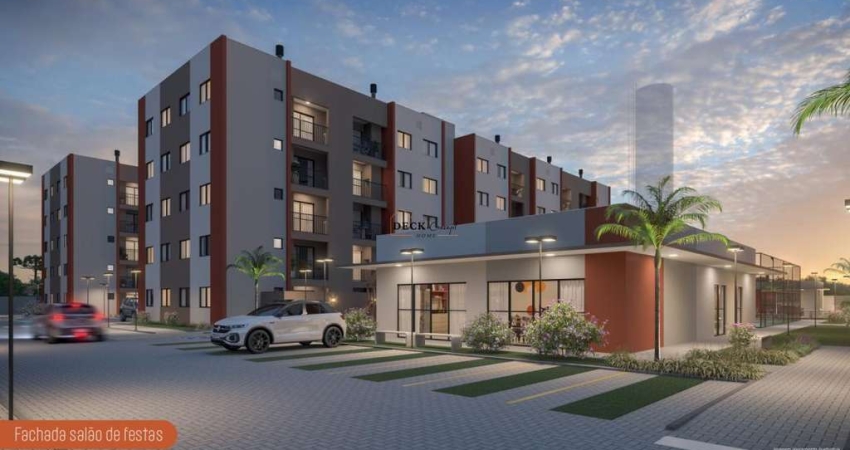Apartamento na planta no Atuba com 45m², 2 quartos e 1 vaga - Atuba - Curitiba - PR