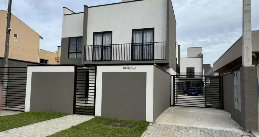 Casa nova em condomínio no bairro xaxim com 157m², 3 dormitórios ( sendo uma suíte com sacada ) e 1 vaga de garagem, xaxim, curitiba - pr