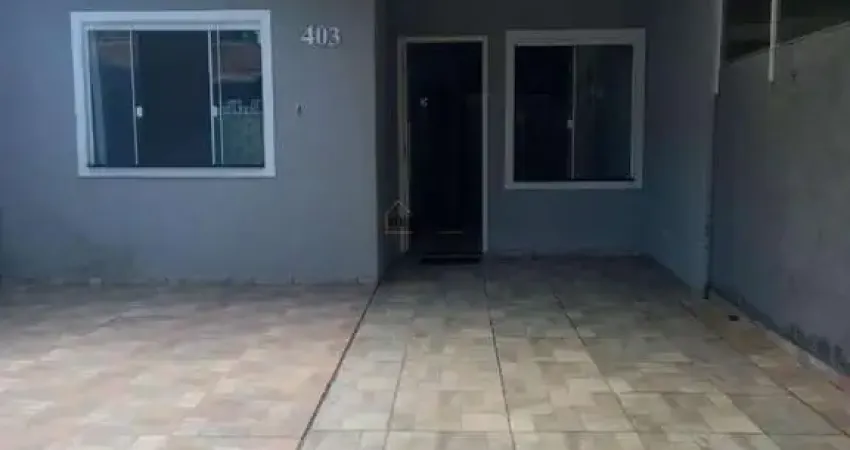 Casa em fazenda rio grande com 53m², 3 dormitórios e 1 vaga - fazenda rio grande - pr