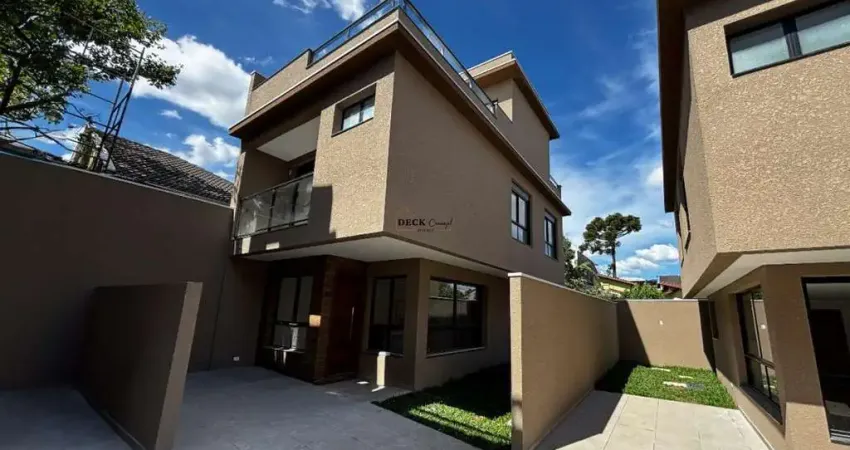 Lançamento!! sobrados em condomínio fechado no bairro tingui com 225m², 3 quartos e 1 vaga - tingui - curitiba - pr