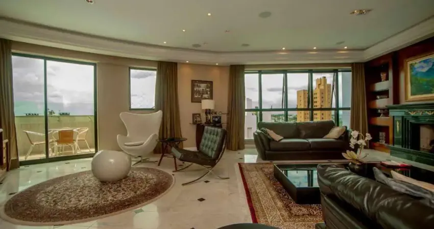 Apartamento luxuoso no bairro ecoville com 360m², 4 dormitórios ( todos suítes ) e 4 vagas - mossungue - curitiba - pr