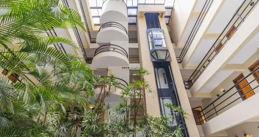 Apartamento de 1 dormitório, semi-mobiliado, com elevador panorâmico, 1 vaga livre e coberta;  portaria 24 horas no juvevê/ centro cívico - curitiba, pr