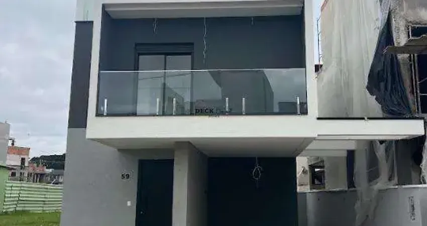 Casa nova para alugar com 3 quartos, todos suítes, e 2 vagas de garagem no bairro santa cândida, em curitiba - pr