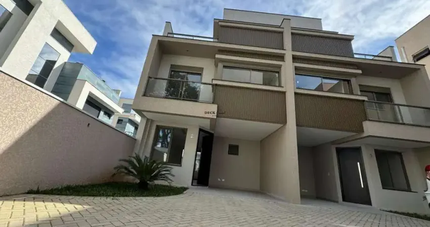 Sobrado em condomínio fechado completamente mobiliado com móveis planejados no bairro bacacheri com 146m², 3 dormitórios ( sendo 1 suíte ) e 1 vaga - bacacheri - curitiba - pr