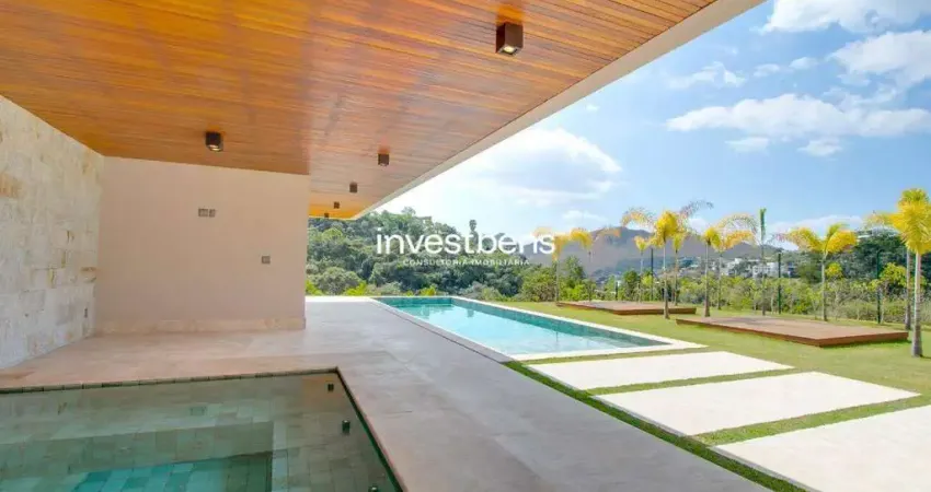 Casa com 4 suítes à venda no condomínio vale dos cristais - nova lima