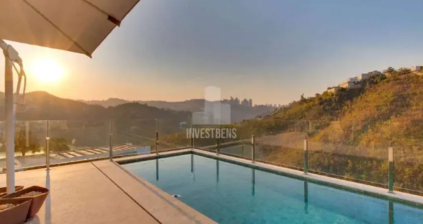 Casa com 5 suítes à venda no condomínio vale dos cristais - nova lima, mg