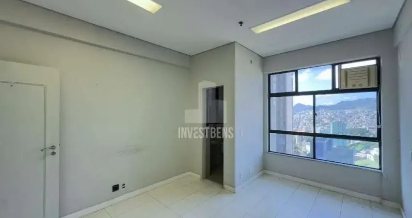 Sala com 25 m² para alugar na avenida raja gabaglia - gutierrez