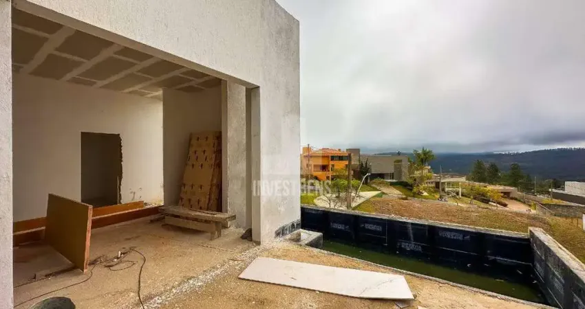 Casa em construção à venda no condomínio alphaville lagoa dos ingleses - nova lima
