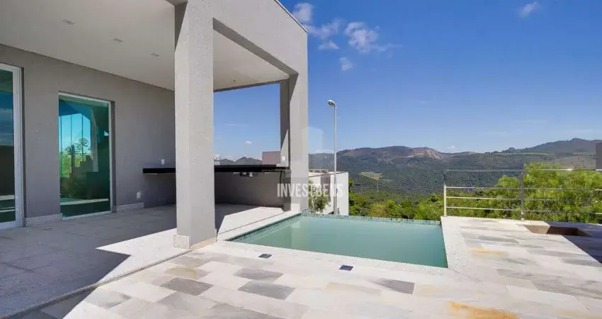 Casa em condomínio em quintas do sol, nova lima - 4 suítes, 4 vagas, varanda gourmet