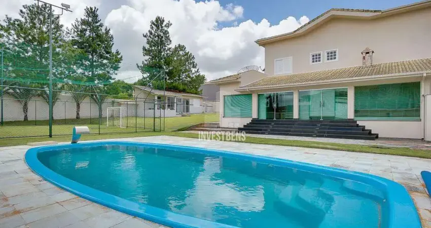 Casa mobiliada para locação no alphaville condomínio real, em dois terrenos, oportunidade única.