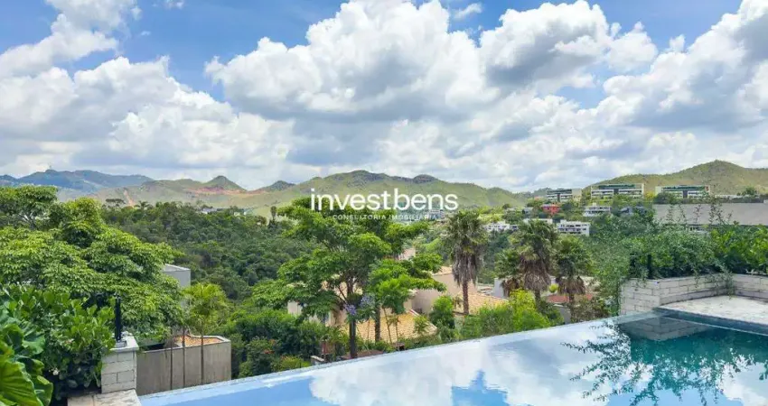 Casa com 5 suítes , 585 m² à venda no condomínio vale dos cristais em nova lima