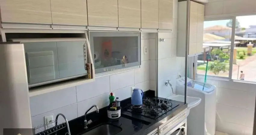 Apartamento à venda, no condomínio reserva anauá, em pindamonhangaba, loteamento industrial água preta, com 2 quartos, 52,00m²