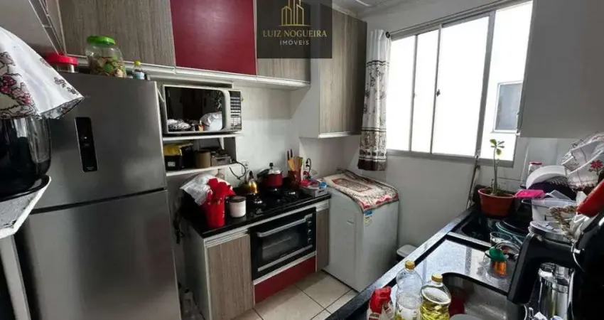 Apartamento à venda, no condomínio parque princesa isabel, em pindamonhangaba, crispim, com 2 quartos, 45m²