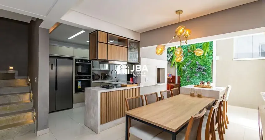 Excelente sobrado 100% mobiliado no residencial portofino – pilarzinho