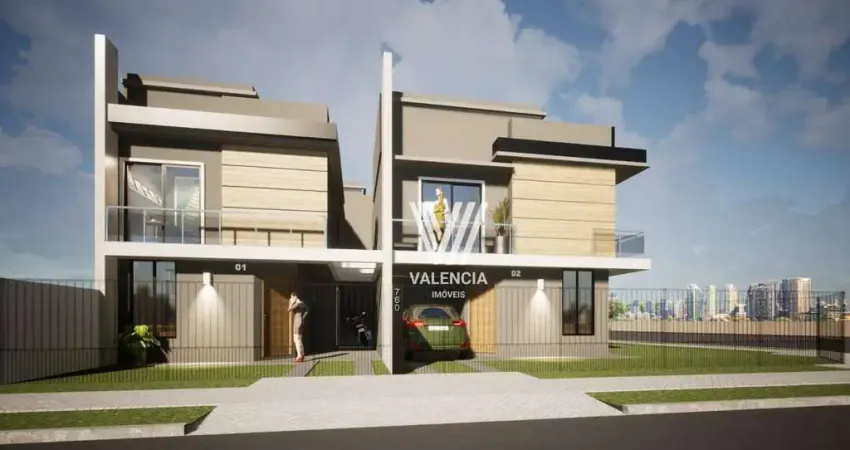 Sobrado | Res. Barcelona | 2 dorm | 2 vagas | 67 m² priv | Campo Comprido - Curitiba/PR