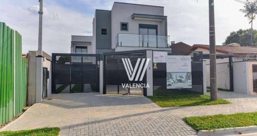 Sobrado de Rua | 3 Dorms | 2 Vagas | 95m² | Uberaba - Curitiba/PR
