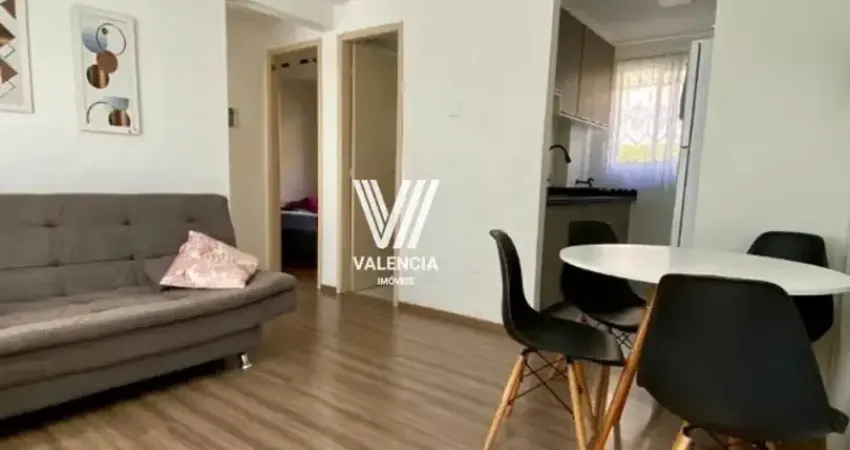 Apartamento semi-mobiliado | 2 dormitórios | 1 vagas | 40m² | santa candida- curitiba/pr