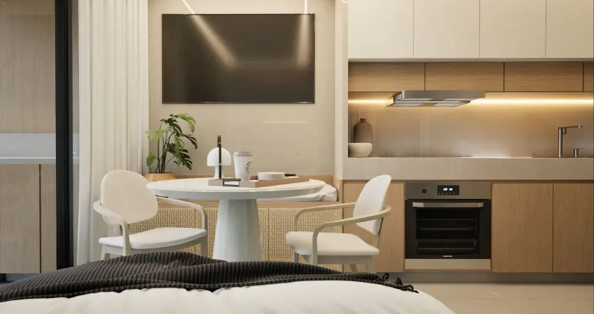 Studio Vibra | Condominio Completo | 25m² Priv | Água Verde - Curitiba/PR