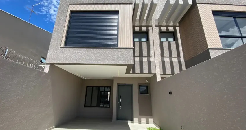 Sobrado Novo | 3 Dormitório | 3 Suite | 2 Vaga | 123m² Priv | Boqueirão Curitiba/PR